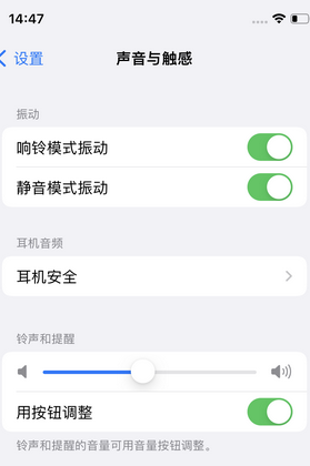 定结苹果锁屏维修分享iPhone锁屏时声音忽大忽小调整方法