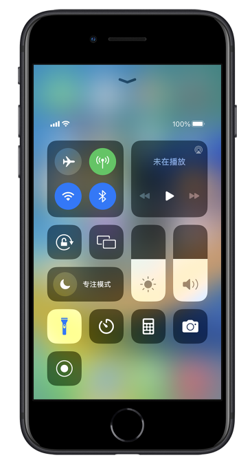 定结苹果14维修分享苹果iPhone 14 Pro手电筒开启方法 